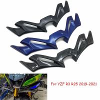 Motorcycle ABS Front Fairing Pneumatic Winglets Tip Wing Protector Shell Cover For Yamaha YZF-R25 YZF-R3 YZF R25 R3 2019-2021