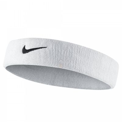 Nike ผ้าคาดศีรษะไนกี้ Nike Swoosh Headband NNN07101OS (White/Black) สินค้าลิขสิทธิ์แท้