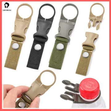 Carabiner Water Bottle Holder Clip Hook Belt Buckle Hanging Tactical Hiking