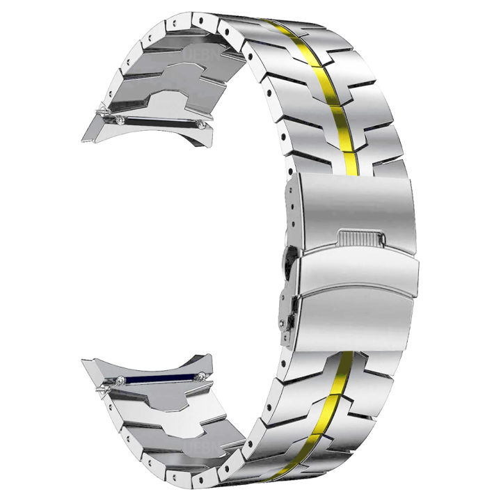 2022สแตนเลสโลหะไม่มีช่องว่างสร้อยข้อมือสำหรับ-s-amsung-g-alaxy-watch4คลาสสิก46มิลลิเมตร42มิลลิเมตรสายสำหรับ-g-alaxy-watch4-44มิลลิเมตร40มิลลิเมตร-watch-bands