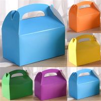 【YF】✻  Paper Gable Boxes Buffet Wedding Birthday Favor Goodie with Handle