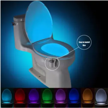 1pc Color Changing Led Night Light With Projector Lamp And Motion Sensor  Activated Detection, 16 Colors, Usb Charging, For Toilet, Bathroom, Decor