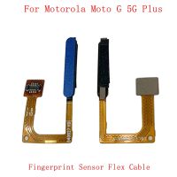 yivdje Original Fingerprint Sensor Button Flex Cable For Motorola Moto G 5G Plus Touch Sensor Scanner Repair Parts