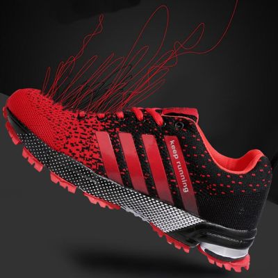 Men Running Shoes Ultralight Marathon Sports Jogging Sneakers Unisex Outdoor Walking Footwear Womens Athletic Tennis Shoes