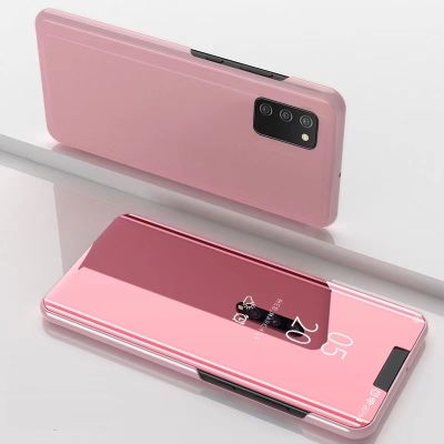 ส่งจากกรุงเทพ เก็บเงินปลายทาง เคสเปิดปิดเงา Case Samsung galaxy A02S เคสโทรศัพท์ ซัมซุง เคส Samsung A02S Smart Case เคสฝาเปิดปิดเงา สมาร์ทเคส เคสกระเป๋า เคสเงา