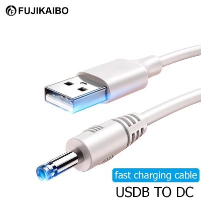 USB to DC 3.5mm Power Cable Power Plug USB 5V Charger power Barrel Power Cable Quick Connector For mini fan electric toothbrush Cables  Converters