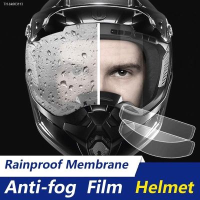 ✠☄ Helmet Motorcycle Accessories Anti-fog Rainproof Nano Coating Sticker Film for Helmet Simpson Iron Warrior Pinlock Ls2