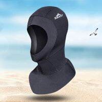 Rubber Scuba Diving Beanie Cap Swimming Protect Beanie Lightweight Wear-resistant Cold-proof Quick Drying for Men Women Swim Caps