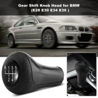 ◊☌◊ For BMW E28 E30 E34 E36 Gear Shift Knob Boot 5 Speed Car Gear Shift Knob Stick Head Manual PU Leather Car-Styling Black