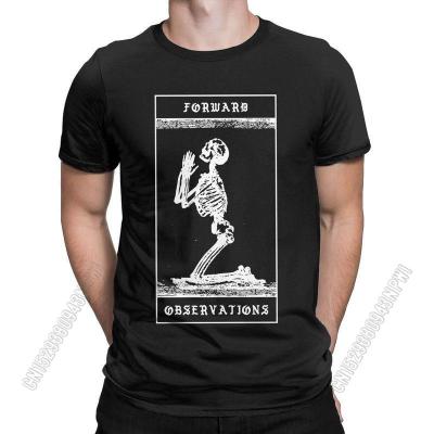 Mens Praying Skeleton Forward Observations Group T Shirts Gbrs Pure Cotton Tops Chic Crewneck Tees Gift Idea T-Shirts