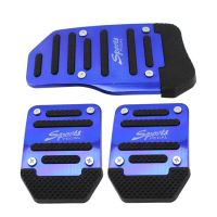 ㍿№☈ 3pcs Nonslip Car Pedal Vehicle Accelerator Brake Foot Pedal Cover Set Manual Car Pedal Decoration