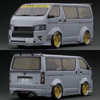 T・S・D WORKS HIACE Gray 1:18 (IG)