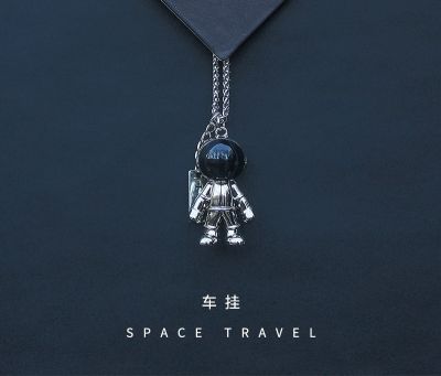 Car Pendant Creative Spaceman Hanging Hip Hop Astronaut Ornament Auto Rearview Mirror Interior Decoration Accessories Boys Gifts