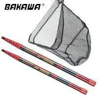 CFOREGT Bakawa ตกข่ายสำหรับตกปลา Telescopic พับได้ค้ำยันขั้วโลกพรมน้ำหนักเบาคาร์บอนพับมือจุ่มน้ำ3M/4M/2.1M Contact ตกข่ายสำหรับตกปลา S