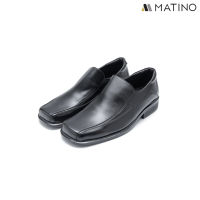 MATINO SHOES รองเท้าชายคัทชูหนังแท้ รุ่น PB 6944 - BLACK