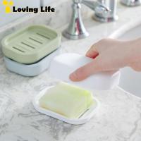 Plastic Double Layer Soap Box Soap Holder Household Bathroom Dish Plate Case Home Shower Travel Hiking Soap Organizer Storage Soap Dishes