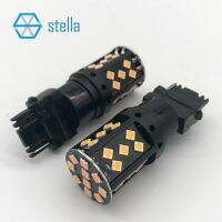 Stella 2ชิ้น T25/3156/P27w 100% Canbus หลอดไฟรถยนต์ Led ด้านหน้า/หลังเลี้ยว/ตัวบ่งชี้12V/24V สว่างมาก