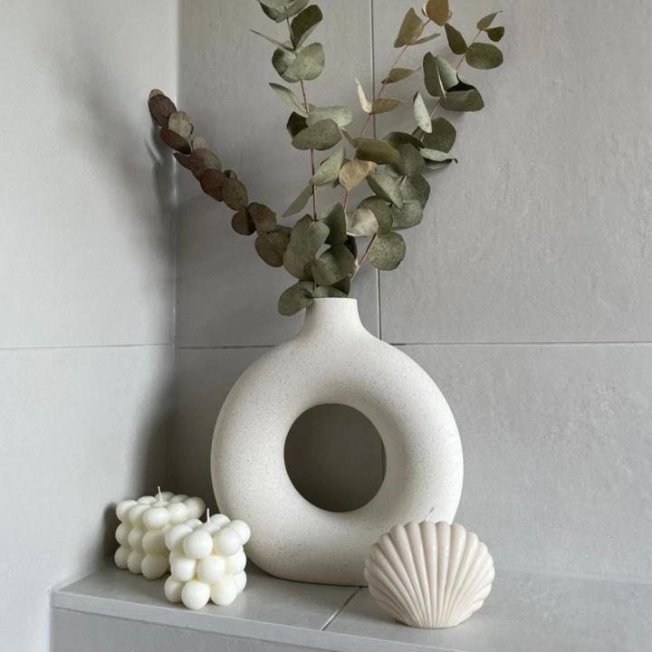 creative-ceramic-vase-furnishings-decor-dry-flower-arrangement-nordic-style-vase-cream-colored-ceramic-vase