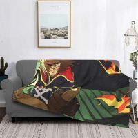 Space Pirate Captain Yama Harlock Japanese Anime War Portable Warm Throw Blankets for Bedding Travel