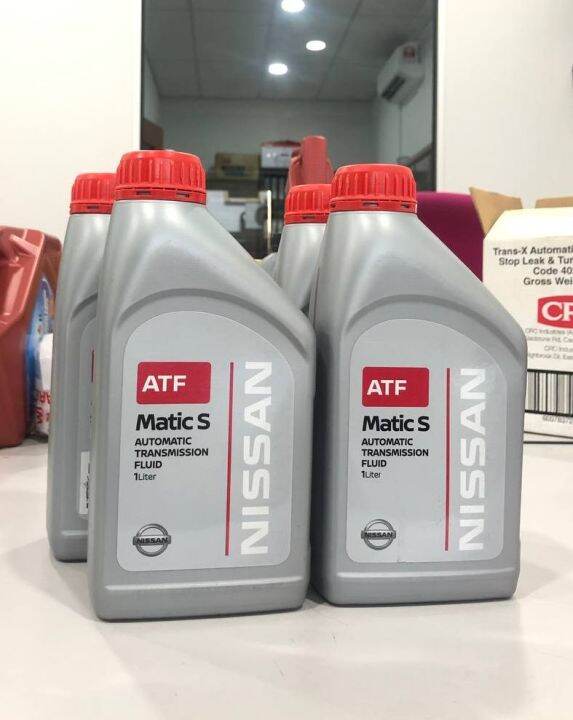 Nissan ATF Matic-S 1L Auto Transmission Fluid Gear Oil Minyak Gear Box ...