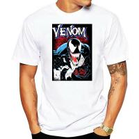 Mens Venom t Shirt Lethal Protector 1# Comic Book Cover Distressed Adult T-Shirt Casual Short Sleeve Clothing Summer