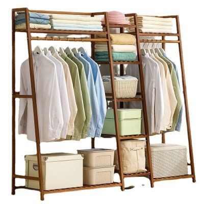 [COD] hanger floor vertical coat drying rod bedroom clothes wardrobe rental room
