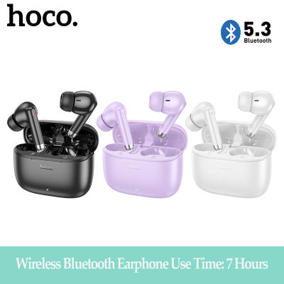 【TWS ใช้เวลา: 7 ชั่วโมง】HOCO EQ2 TWS หูฟังบลูทูธไร้สาย True Bluetooth 5.3 หูฟังสเตอริโอแบบสปอร์ตพร้อมไมโครโฟนสำหรับสมาร์ทโฟนทุกรุ่นสากล