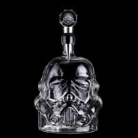 Wine Glass Set  Storm Trooper Helmet Whiskey Decanter Whiskey Glass Cup Wine Glasses Accessories Creative Men Gift Bar Wine Tools