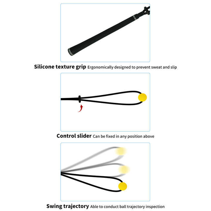 laogeliang-เชือกตีกอล์ฟสำหรับฝึกตีกอล์ฟ1ชิ้นอุปกรณ์ฝึกกอล์ฟแบบปรับได้