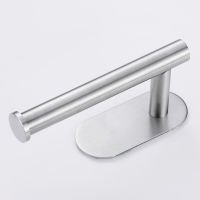 Brushed Gold Adhesive Toilet Paper Holder Wall Haning Roll Holder Stainless Steel Paper Towel Holder Bathroom Decoration