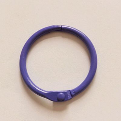 แหวนแหวนหนังสือโลหะ10PCS30MM สามารถเคลื่อนย้ายได้หัวเข็มขัดเหล็กแหวนหนังสือ DIY การ์ดแบบผูก
