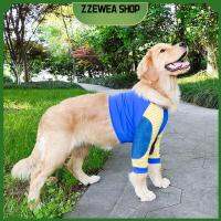 ZZEWEA เสื้อผ้าสุนัขการป้องกันข้อศอกระบายอากาศได้ดีแบบสั้นแฟชั่นเสื้อสวมหัวของเล่นสัตว์เลี้ยงสำหรับสัตว์เลี้ยง