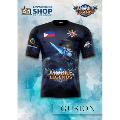 2023 Mobile Legends ML Shirt - Gusion - Excellent Quality Full Sublimation T Shirt 3D Summer Short Sleeve Tee Top