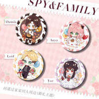 Supercw จากอะนิเมะ ×family LOID Anya yor forger ทไวไลท์การ์ตูน58มิลลิเมตรตราเข็มกลัด Pins โลหะของที่ระลึกตกแต่งของเล่นคอสเพลย์ของขวัญ