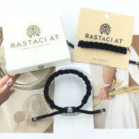 RASTAClAT สร้อยข้อมือผู้ชายซามูไรสีดำกับกล่องของขวัญใหม่สลักลายสัญลักษณ์ของขวัญวันเกิดของขวัญคริสต์มาส