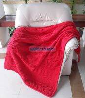 ผ้าห่ม European Cotton Knitted thick warm cashmere blanket (Size 130 x 160 cm.)