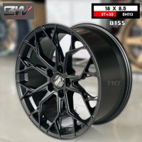 ล้อแม็กขอบ 18x8.5 5H113?ใส่ 5H114.3, 5H112ได้? ET+35 ? ยี่ห้อ BW รุ่น B155 ?(ราคาต่อ1วง)?❗ขายยก?4วง ไม่ขายแยก❗ รับประโครงสร้างล้อแม็ก 10ปี