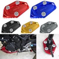 Amark สำหรับ YAMAHA YZF R3 R25 MT25 MT03 YZF-R25 2013 2014 2015 2016 2017 2018 MT-03ด้านข้างจานที่ตั้ง Kickstand Extension ขยาย Pad