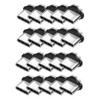 20PC/SET Round Magnetic Cable Plug 8 Pin Type-C Plugs Fast Charging Phone Magnet Charger Plug