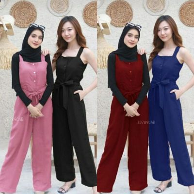 （A So Cute）✴JUMPSUIT LONG JS CANDIES 4Color SD ของผู้หญิงใหม่