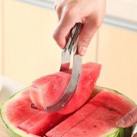 Watermelon Artifact Slicing Knife 304 Stainless Steel Knife Corer Fruit And Vegetable Tools Watermelon Clip kitchen Accessories Graters  Peelers Slice