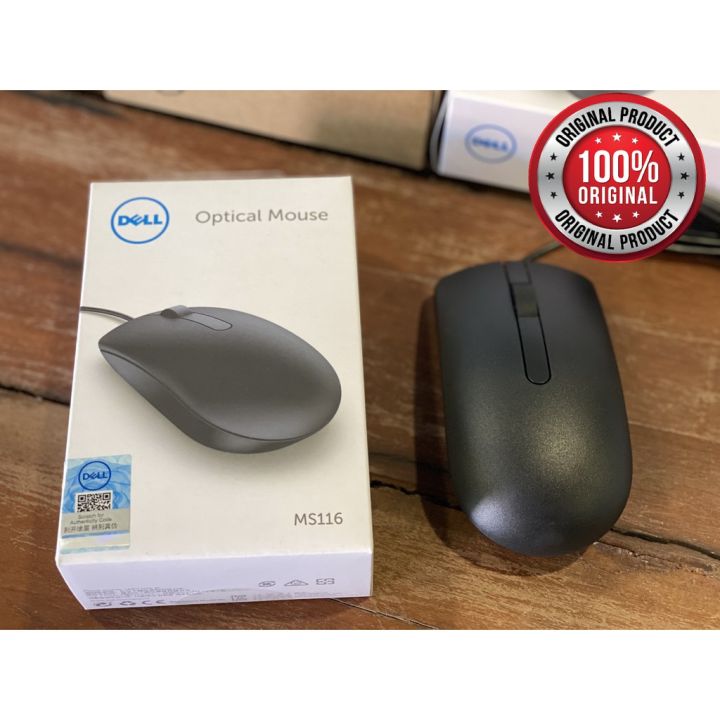โปรแรงประจำเดือน-dell-optical-mouse-ms116-black-original-พร้อมกล่อง-ของแท้100-ประกันศูนย์ไทย-ราคาถูก-ขายดี-เกมมิ่ง-สะดวก-อุปกรณ์อิเล็กทรอนิกส์