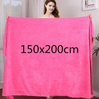 Largerthicker microfiber bath towel  absorbent quick-drying multifunctional swimming fitness sports beauty salon towel Towels