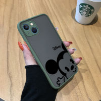 เคสเคสสำหรับ Apple iPhone 15 Plus 15 Pro Max 15 15 Pro มีน้ำค้างแข็งโปร่งใสมิกกี้เมาส์น่ารักการ์ตูนเคสใส่โทรศัพท์คลุมทั้งหมดเคสป้องกันกล้อง