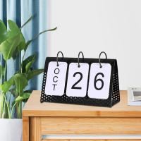 2024 Desk Calendar Metal Frame Calendar Creative Calendar Desk Calendar 2023-2024 Perpetual Calendar Calendar 2023 Wall Calendar Calendar