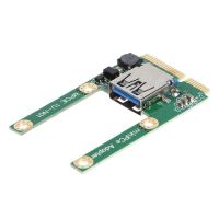 Mini PCI-E To USB3.0 Expansion Card Laptop PCI Express PCIe To USB 3.0 Converter Riser Card Adapter With Screw Fittings