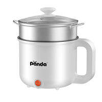 PANDA หม้อไฟฟ้า 1.4L หม้อไฟฟ้าอเนกประสงค์ 6in1 หม้อหุงข้าว หุง ตุ๋น ต้ม นึ่ง ผัด ชาบู Rice cooker multi-purpose