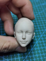 16 Scale Katherine Unpainted Head รุ่น Sculpt สำหรับ12Figure Body ของเล่นของขวัญคอลเลกชัน DIY