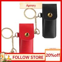 APRRERY ที่ใส่ลิปสติก3สี8.33Cm,ที่ใส่พวงกุญแจหนัง PU เคสลิปสติกเครื่องประดับแฟชั่นเครื่องประดับของขวัญ