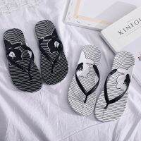 รองเท้าแตะสำหรับสุภาพสตรี Flip-flops season flip-flops Xia Xuesheng cool slippers lady flat soft bottom slippers female